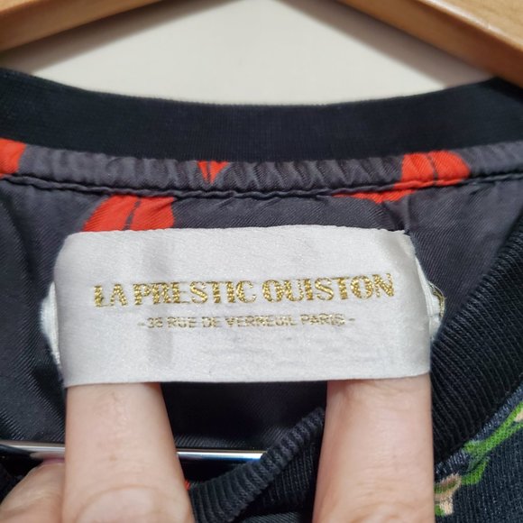 LA PRESTIC OUISTON / 0, XS / Womens Harris Imprime Floral Heart Terry Sweatshirt - Picture 7 of 11